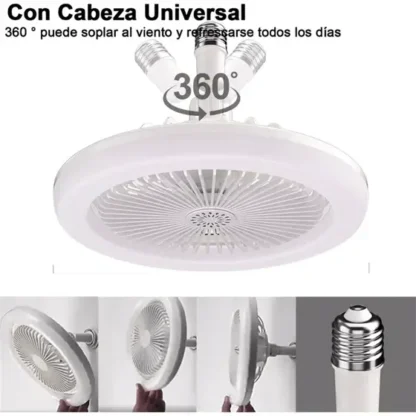 Foco Ventilador con Luz y Control de Aire - Image 3