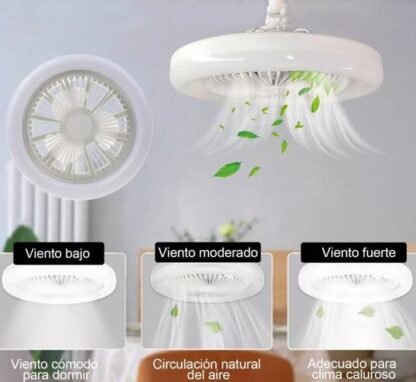 Foco Ventilador con Luz y Control de Aire - Image 2